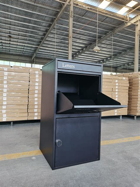 large steel drop box|residential large parcel box.